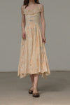 MUTEDANCE Embroidered Dyeing Sling Dress MD21SS72